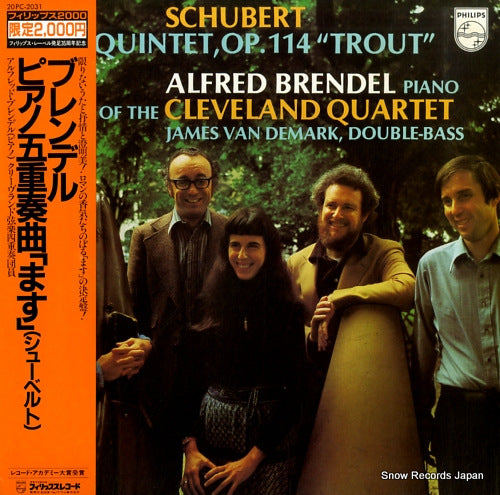 BRENDEL, ALFRED schubert; quintet, op.114 "trout" 20PC-2031