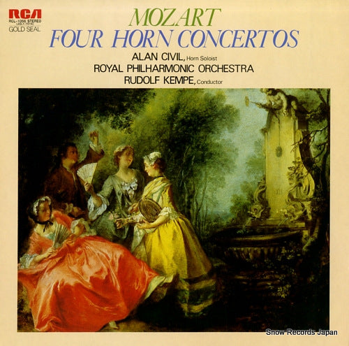KEMPE, RUDOLF mozart; four horn concertos RCL-1056