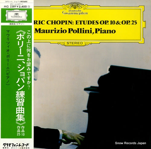 POLLINI, MAURIZIO chopin; etudes op.10 & op.25 MG2389