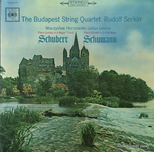 BUDAPEST STRING QUARTET, THE schubert; piano quintet "the trout" OS-611-C