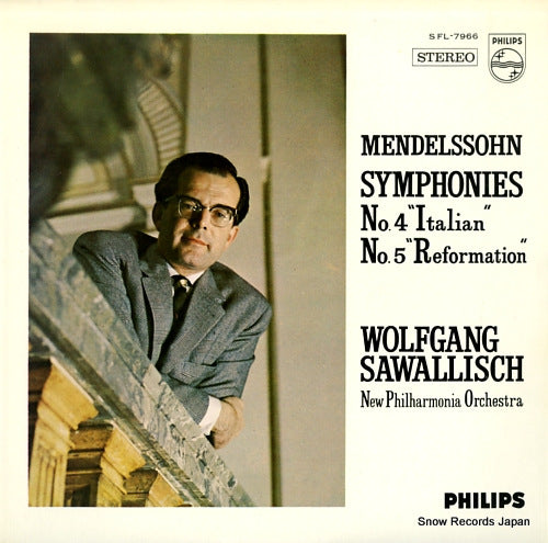 SAWALLISCH, WOLFGANG mendelssohn; symphonies no.4 "italian & 5 "reformation" SFL-7966