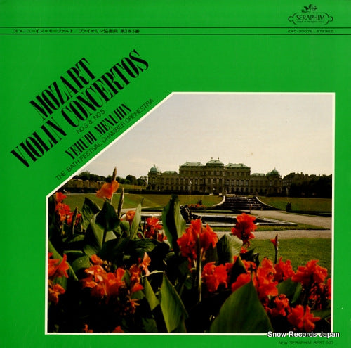MENUHIN, YEHUDI mozart; violin concertos no.3 & no.5 EAC-30078