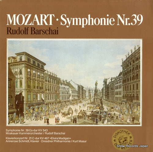 BARSCHAI, RUDOLF mozart; symphony no.39 27163XAK