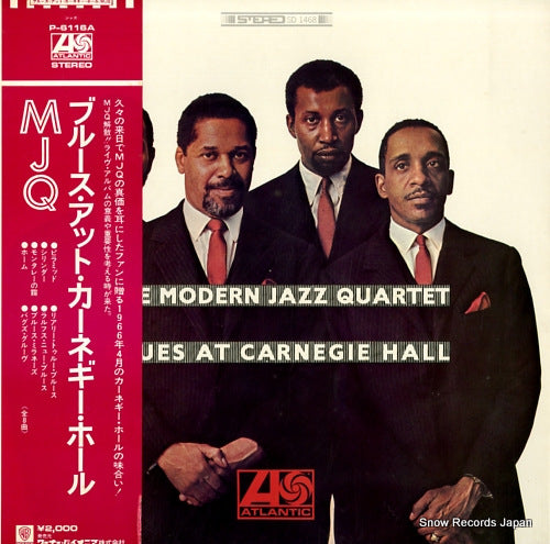 MODERN JAZZ QUARTET, THE blues at carnegie hall P-6116A