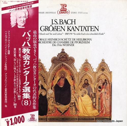 WERNER, FRITZ bach; die groben kantaten E-1073