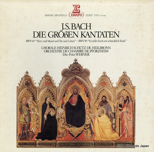 WERNER, FRITZ bach; die groben kantaten E-1073