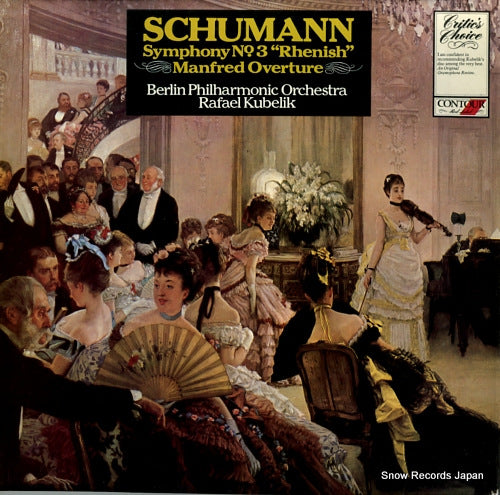 KUBELIK, RAFAEL schumann; symphony no.3 "rhenish" CC7538