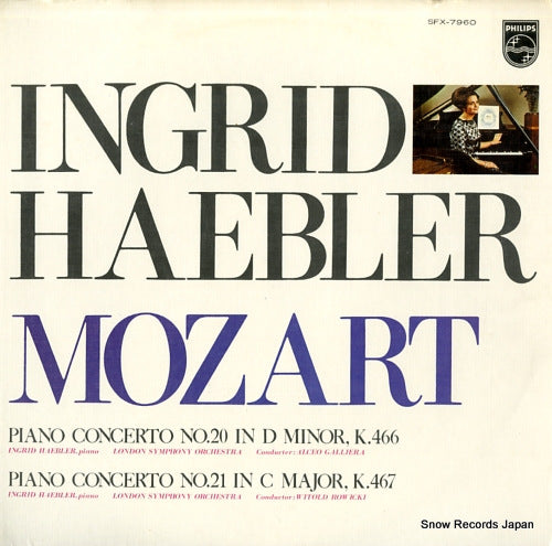 HAEBLER, INGRID mozart; piano concerto no.20 in d minor, k.466 SFX-7960