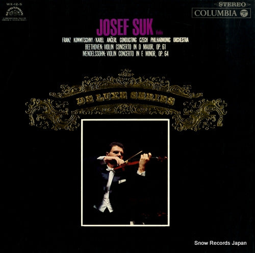 SUK, JOSEF beethoven; violin concerto in d major, op.61 WX-12-S