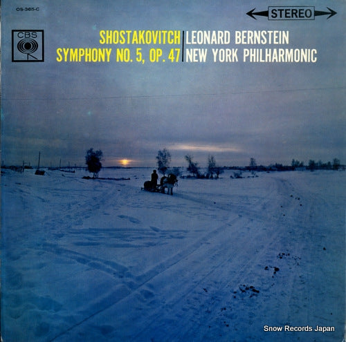 BERNSTEIN, LEONARD shostakovitch; symphony no.5, op.47 OS-365-C
