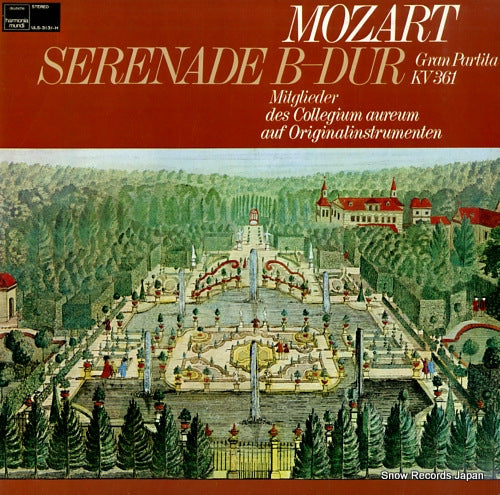 MITGLIEDER DES COLLEGIUM AUREUM mozart; serenade b-dur "gran partita" kv361 ULS-3131-H