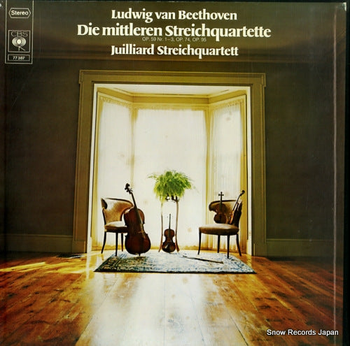 JUILLIARD STREICHQUARTETT beethoven; die mittleren streichquartette 77387