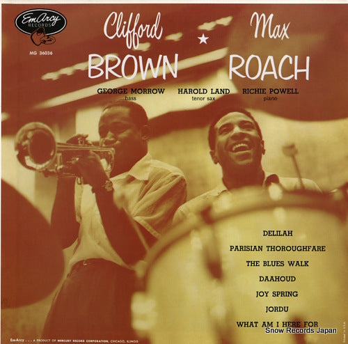 BROWN, CLIFFORD, AND MAX ROACH clifford brown & max roach 195J-9