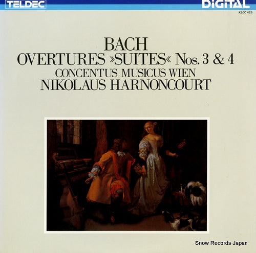 HARNONCOURT, NIKOLAUS bach; overtures suites nos.3 & 4 K20C425