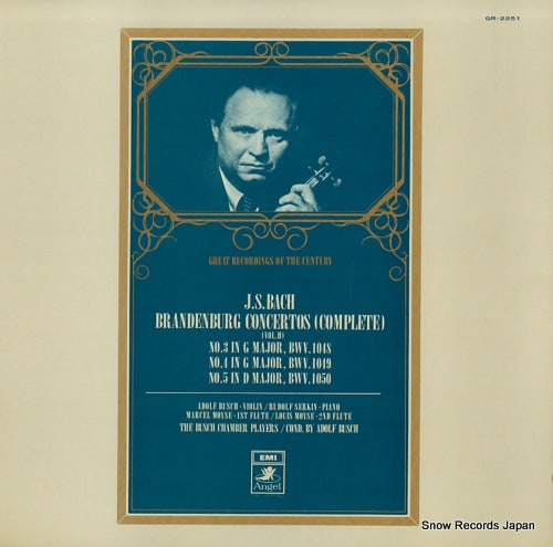 BUSCH, ADOLF bach; brandenburg concertos (complete) vol.2 GR-2251