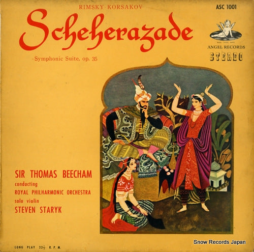 BEECHAM, THOMAS korsakov; scheherazade symphonic suite, op.35 ASC1001