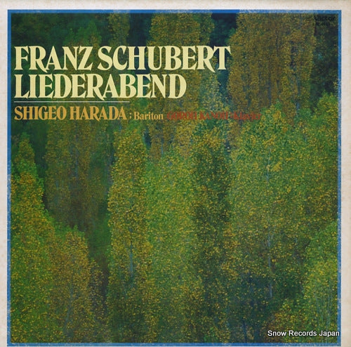 HARADA, SHIGEO franz schubert liederabend SJX-9537