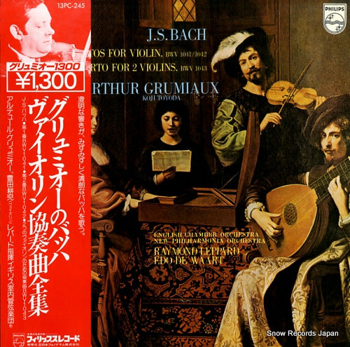 GRUMIAUX, ARTHUR bach; concertos for violin, bwv 1041 / 1042 13PC-245