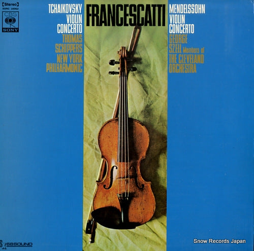 FRANCESCATTI, ZINO tchaikovsky & mendelssohn; violin concerto SONC-10062