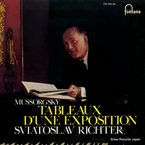 RICHTER, SVIATOSLAV mussorgsky; tableaux d'une exposition FG-94(M)