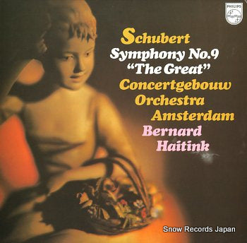 HAITINK, BERNARD schubert; symphony no.9 the great 9500097