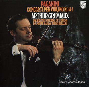 GRUMIAUX, ARTHUR paganini; concerti per violino n.1&4 6500411