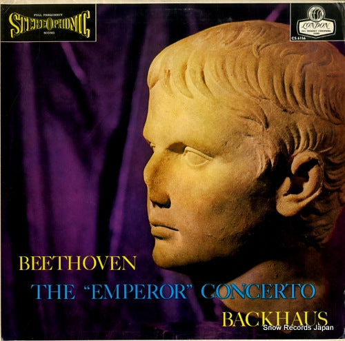 BACKHAUS, WILHELM beethoven; piano concerto no.5 "emperor" CS6156