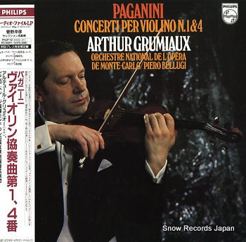 GRUMIAUX, ARTHUR paganini; concerti per violino n.1&4 6500411/PHJP-12