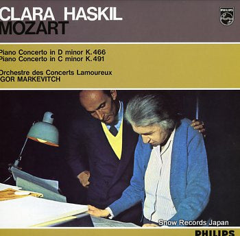 HASKIL, CLARA mozart; piano concert in d minor k.466 835075LY