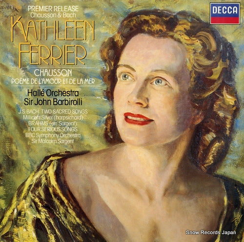 FERRIER, KATHLEEN chausson; poeme de lamour et de la mer 414095-1