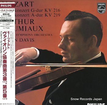 GRUMIAUX, ARTHUR mozart; violinkonzert g-dur kv 216 835112AY/PHJP-18