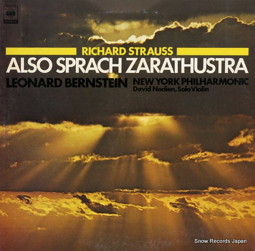 BERNSTEIN, LEONARD strauss; also sprach zarathustra 23AC606