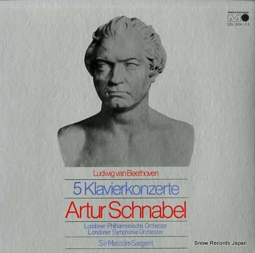 SCHNABEL, ARTUR beethoven; 5 klavierkonzerte UDL-3104-7-E