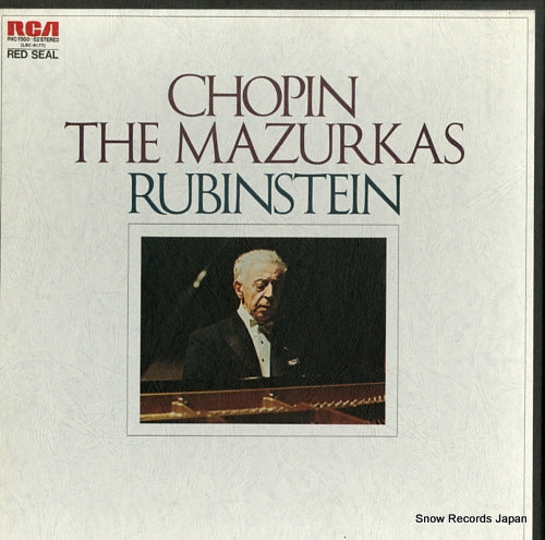 RUBINSTEIN, ARTUR chopin; the mazurkas RVC-7550-52