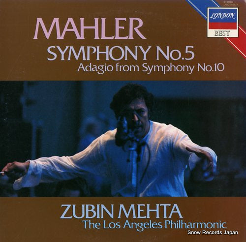 MEHTA, ZUBIN mahler; symphony no.5 L45C-3156/7