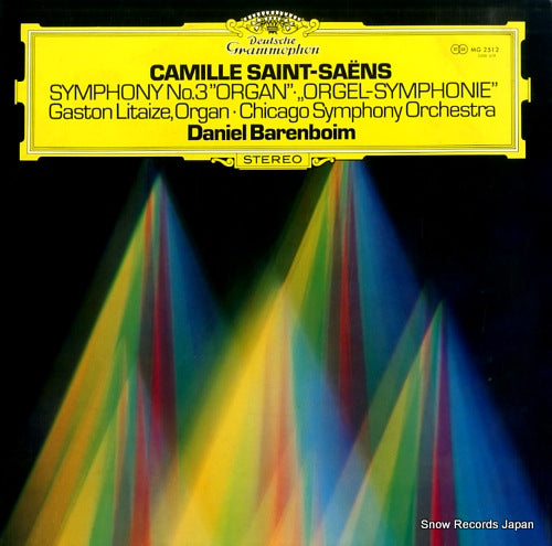 BARENBOIM, DANIEL saint-saens; symphony no.3 in c minor, op.78 MG2512