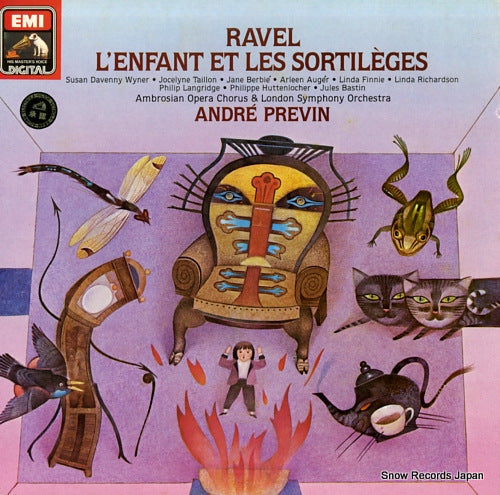 PREVIN, ANDRE ravel; l'enfant et les sortileges ASD4167