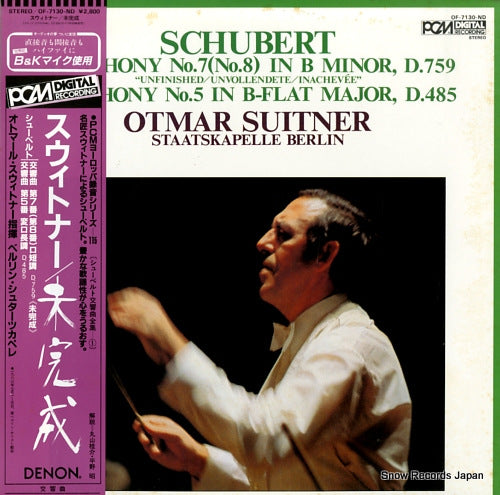 SUITNER, OTMAR schubert; symphony no.7 (no.8) "unfinished" OF-7130-ND