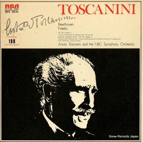 TOSCANINI, ARTURO beethoven; "fidelio" act ii scene 1 & 2, leonore overture no.3 AT-1100