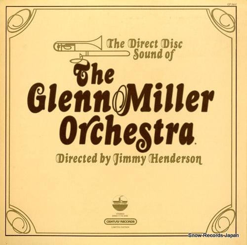 MILLER, GLENN, ORCHESTRA, THE the direct disc sound of GP3601
