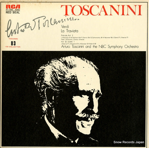 TOSCANINI, ARTURO verdi; "la traviata", prelude, act i & act ii scene 1 AT-1083