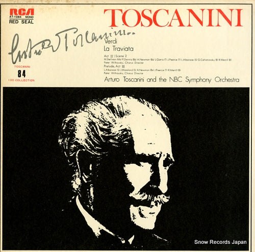 TOSCANINI, ARTURO verdi; "la traviata" act ii scene 2, prelude, act iii AT-1084