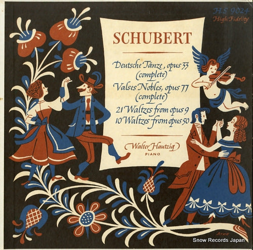 HAUTZIG, WALTER schubert; waltzes and dances for piano HS-9024