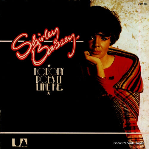 BASSEY, SHIRLEY nobody does it like me GP331
