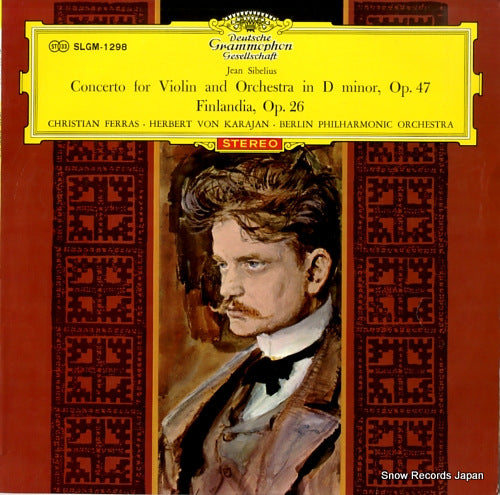 KARAJAN, HERBERT VON sibelius; violin concert in d minor, filandia SLGM-1298