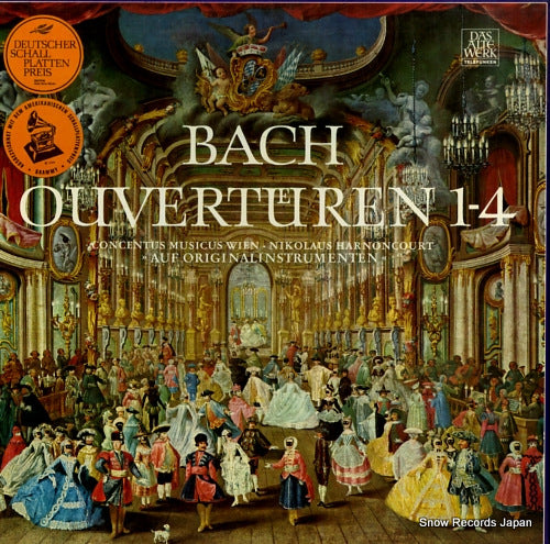 HARNONCOURT, NIKOLAUS bach; overtures (orchestral suite) 1-4 played on original instruments SAWT9509/10-A