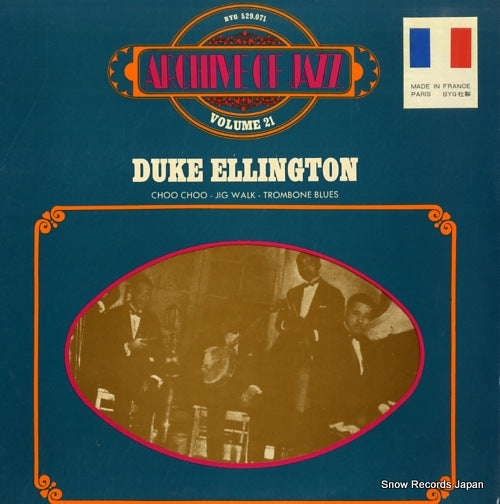 ELLINGTON, DUKE archive of jazz volume 21 BYG529071