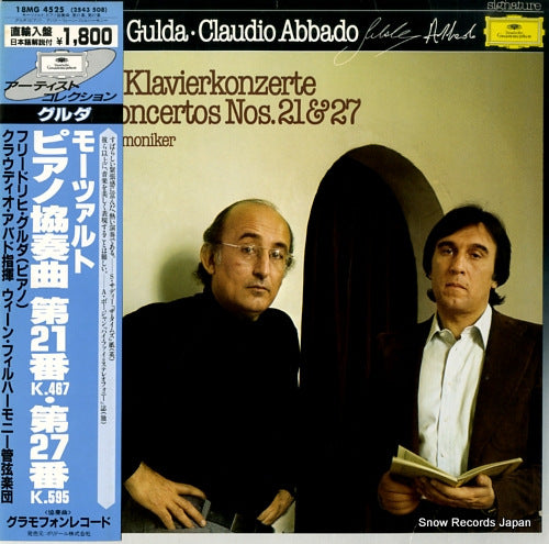 ABBADO, CLAUDIO mozart; klavierkonzerte piano concertos nos.21 & 27 18MG4525 / 2543508