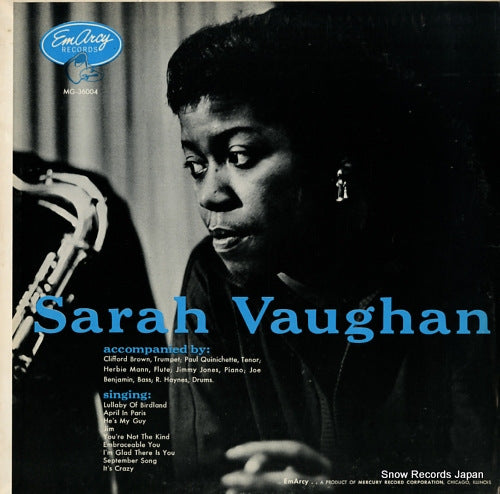 VAUGHAN, SARAH sarah vaughan UCJU-9009 / MG-36004