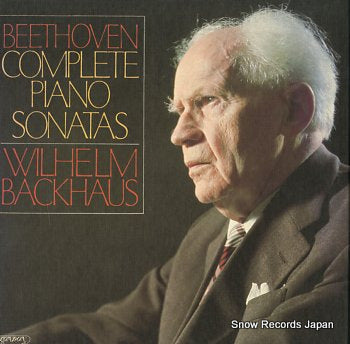 BACKHAUS, WILHELM beethoven; complete piano sonatas SL-1301-10
